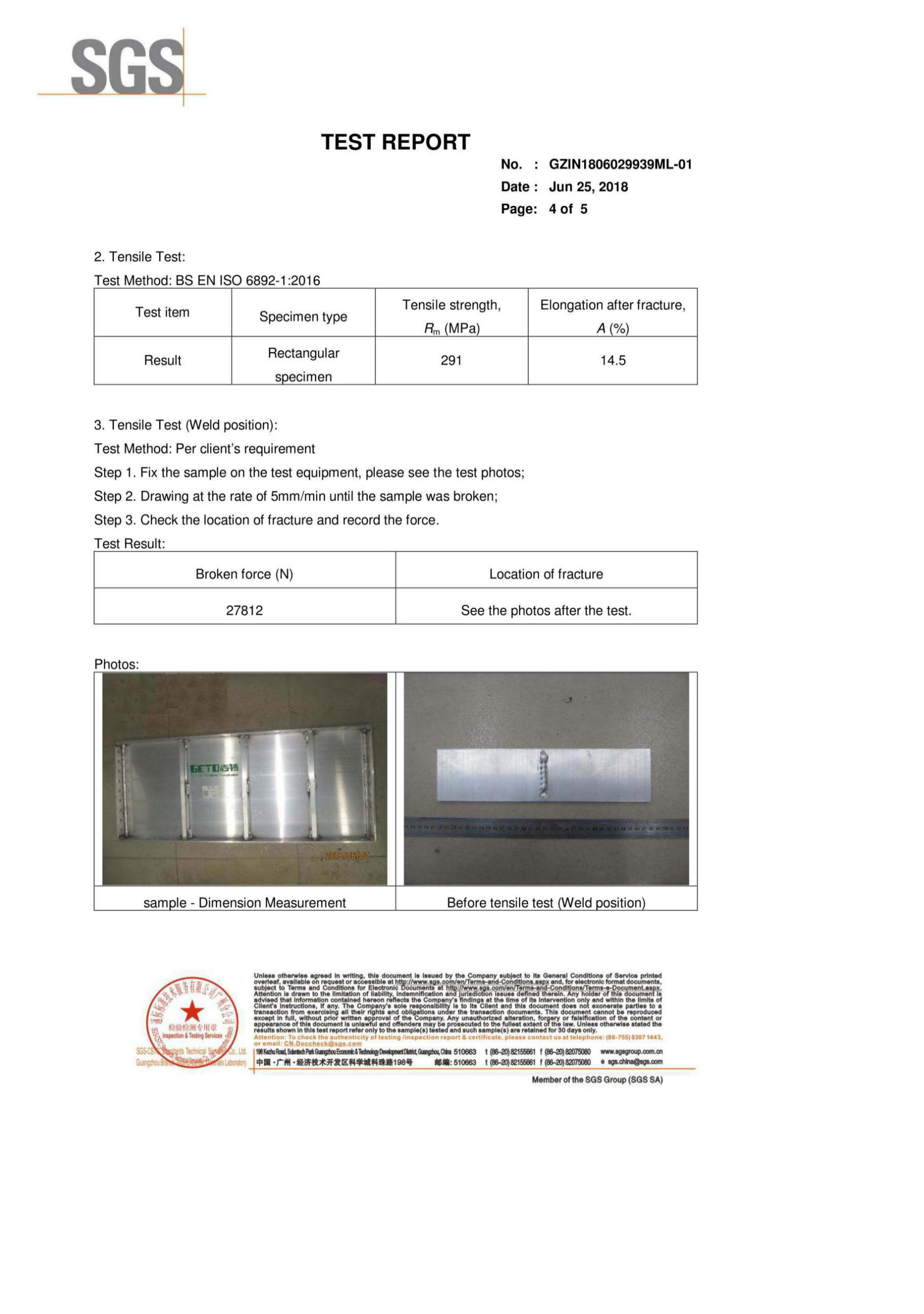 9. SGS Test Report