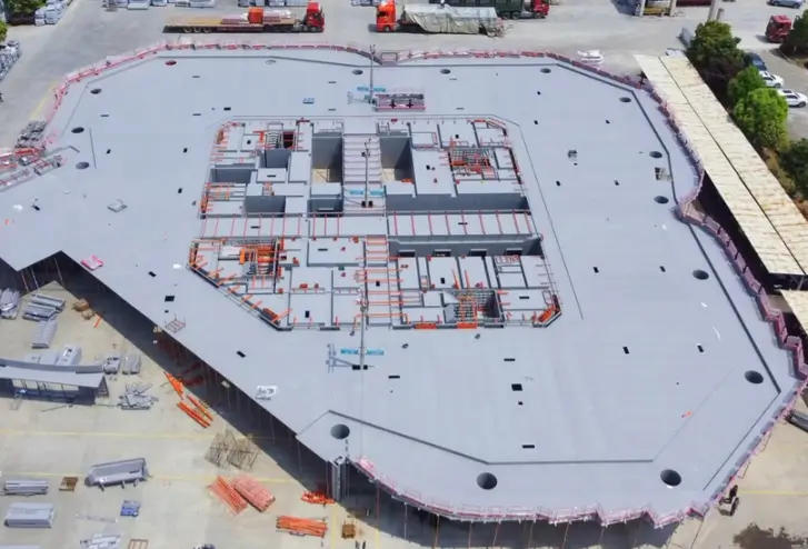 aluminium shuttering construction