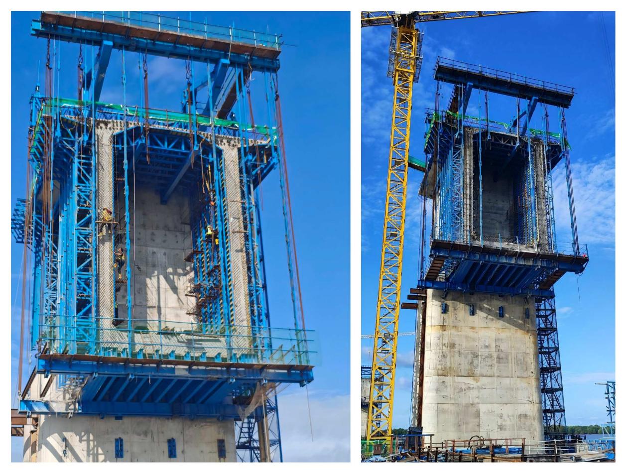 Balanced cantilever carriage for Saribas Bridge, Malaysia