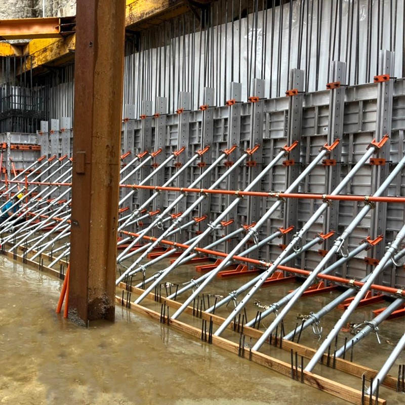GETO single-side wall framework